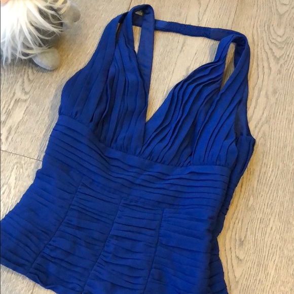 Royal blue Bebe halter - Picture 2 of 4